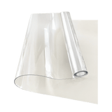 PVC Tablecloth Protector 107X213.4CM Clear Plastic Table Cloth Cover Transparent