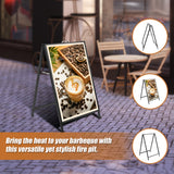 Frame Sign Sidewalk Sign Board 60x90cm For Advertising Poster Display - Rear View