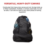 Extra Large Sports Ball Carry Bag Waterproof Football Basketball Volleyball Soccer Rugby NetBall