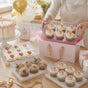 10Pcs Clear Dessert Boxes Cupcake Packaging &ndash; Transparent Bakery Cake Gift Boxes