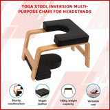 Yoga Stool Inversion Multi-Purpose Chair For Headstands - 45-Degree Angle