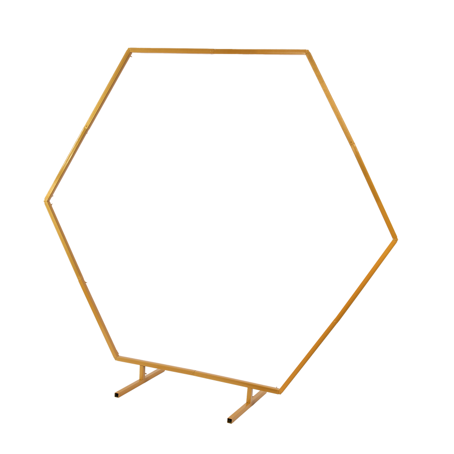 2M Wedding Hex Arch Backdrop Flower Display Stand Frame Background