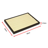 7 Slot Velvet Ring Earring Tray Storage Jewellery Display Display Stackable - Extra Image