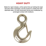 Grappling Hook 1T Crane Scale Sliding Stainless Steel Lifting Rigging Accessories - Low Angle