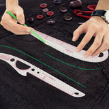 9pc French Curve Ruler Set DIY Sewing Pattern Measuring Tool for Dressmaker