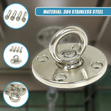 304 Stainless Steel Suspension Hook Wall Ceiling Mount Hanger Anchor Bracket - Side View