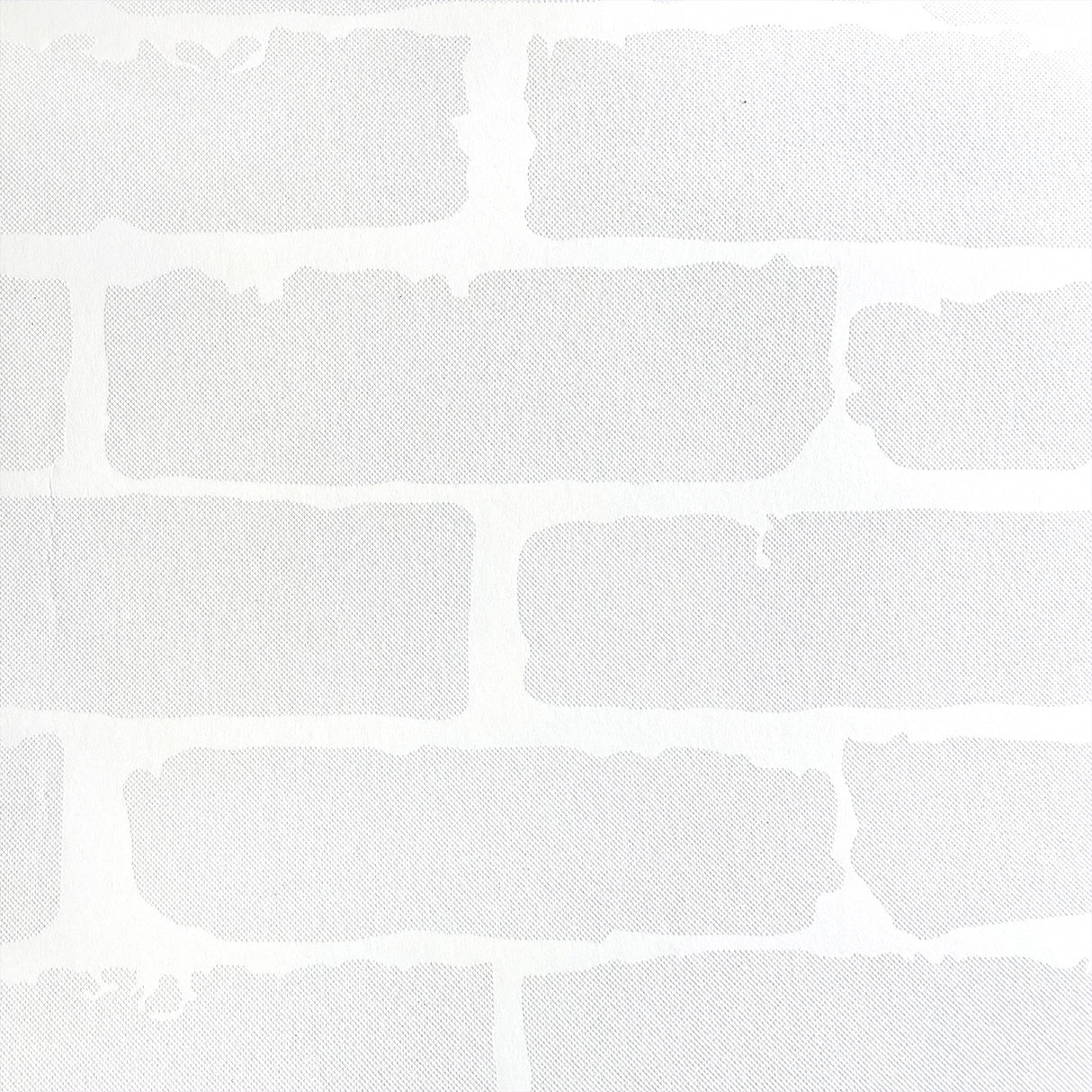 White Brick Wallpaper Vinyl Vintage