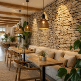 Rustic Rock Brick Wallpaper