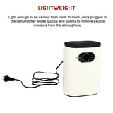 1200ML Mini Dehumidifier LED Display Air Dryer Moisture proof Absorber Machine - Low Angle