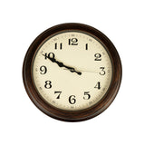 Classic Wall Clock Silent Non-Ticking Quartz Battery Operated Luxury Wood