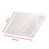 PVC Tablecloth Protector Table Cover Dining Table Cloth Plastic 2134x1070mm 1.5mm - Extra Image