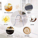 PVC Tablecloth Protector Table Cover Dining Table Cloth Plastic 2134x1070mm 1.5mm - Low Angle