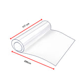 PVC Tablecloth Protector Table Cover Dining Table Cloth Plastic 2800x1170mm 2.0mm - Extra Image