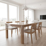 PVC Tablecloth Protector Table Cover Dining Table Cloth Plastic 2800x1170mm 2.0mm - Side View