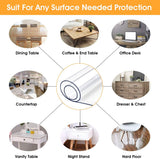 PVC Tablecloth Protector Table Cover Dining Table Cloth Plastic 2800x1170mm 2.0mm - Rear View