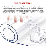 PVC Tablecloth Protector Table Cover Dining Table Cloth Plastic 2800x1170mm 2.0mm - Extra Image