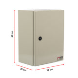 Carbon Steel Electrical Enclosure Box IP65 Wall Mount 400 x 300 x 200 mm - Extra Image