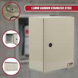 Carbon Steel Electrical Enclosure Box IP65 Wall Mount 400 x 300 x 200 mm - Top-Down View
