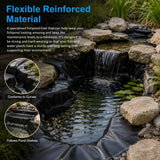 Fish Pond Liner 3 x 4.6m x 0.5mm Garden Pool Membrane Reinforced