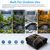 Fish Pond Liner 3 x 4.6m x 0.5mm Garden Pool Membrane Reinforced - Side View