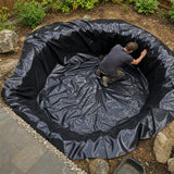 Fish Pond Liner 3 x 4.6m x 0.5mm Garden Pool Membrane Reinforced - 45-Degree Angle