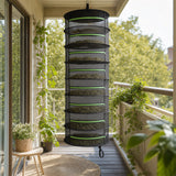Herb Drying Rack Net 8 Layer Dryer Mesh Hanging Dryer Rack Zipper Dry Rack