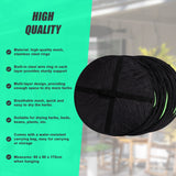 Herb Drying Rack Net 8 Layer Dryer Mesh Hanging Dryer Rack Zipper Dry Rack - Top-Down View