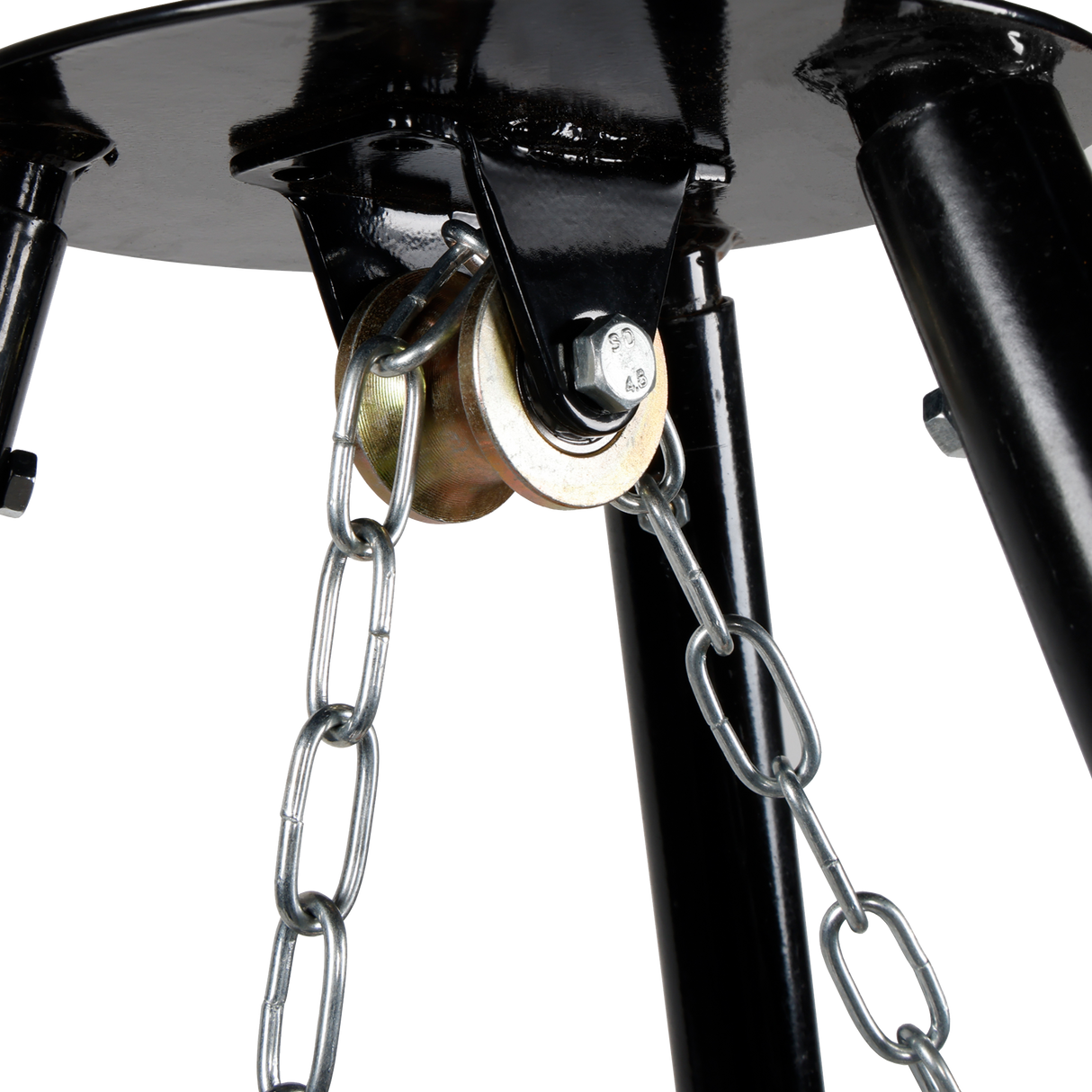 Tripod Garden Fire Pit BBQ &ndash; Cast Iron & Steel Round Outdoor Fire Bowl