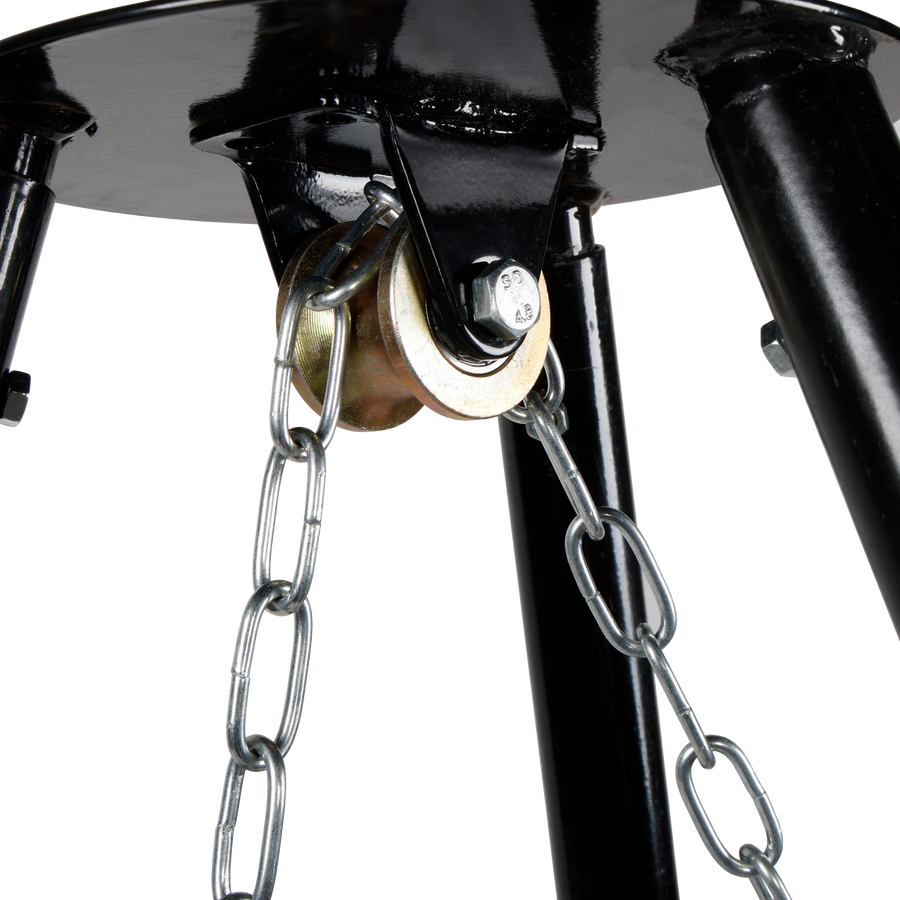 Tripod Garden Fire Pit BBQ &ndash; Cast Iron & Steel Round Outdoor Fire Bowl