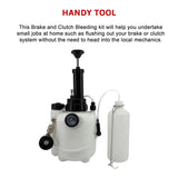Bleed Tool Pressure 3 ltr Brake & Clutch Bleeding System Fluid Bleeder - Close-Up Angle