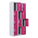 12-Door Locker for Office Gym Shed School Home Storage - Standard Lock with 2 Keys - Extra Image
