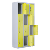 12-Door Locker for Office Gym Shed School Home Storage - Padlock-operated - Extra Image