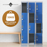 12-Door Locker for Office Gym Shed School Home Storage - 3-Digit Combination Lock - Extra Image