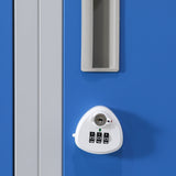 12-Door Locker for Office Gym Shed School Home Storage - 3-Digit Combination Lock