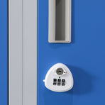 12-Door Locker for Office Gym Shed School Home Storage - 3-Digit Combination Lock