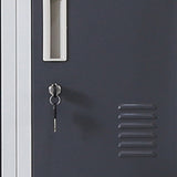12-Door Locker for Office Gym Shed School Home Storage - Standard Lock with Keys - Extra Image