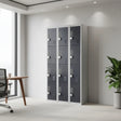 12-Door Locker for Office Gym Shed School Home Storage - 4-Digit Combination Lock