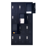 12-Door Locker for Office Gym Shed School Home Storage - Standard Lock with Keys - Extra Image
