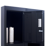 12-Door Locker for Office Gym Shed School Home Storage - Standard Lock with Keys - Extra Image
