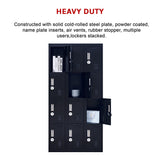 12-Door Locker for Office Gym Shed School Home Storage - 4-Digit Combination Lock - Extra Image
