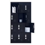 12-Door Locker for Office Gym Shed School Home Storage - 4-Digit Combination Lock - Extra Image