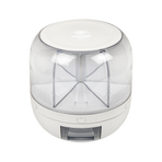 Rice Storage Cereal Dispenser Grain Container Rotating Dry Food Box