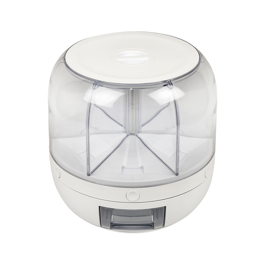 Rice Storage Cereal Dispenser Grain Container Rotating Dry Food Box