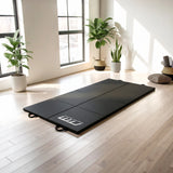 Folding Black Exercise Mat &ndash; Gymnastics, Martial Arts, Yoga, Karate & Judo Training