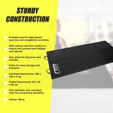 Folding Black Exercise Mat &ndash; Gymnastics, Martial Arts, Yoga, Karate & Judo Training - Extra Image