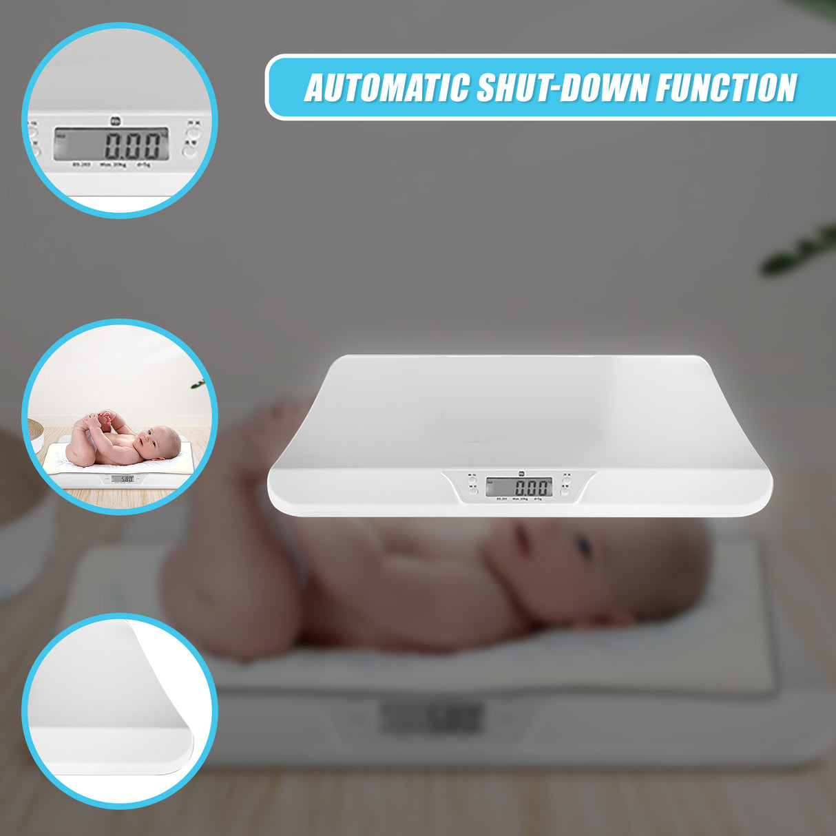 Electronic Digital Baby Scale Weight Scales Monitor Tracker Pet