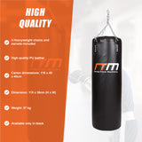 37kg Boxing Punching Bag Filled Heavy Duty - Low Angle