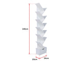 Tree Bookshelf Bookcase Book Organizer 12-Tier Multipurpose Shelf Display Racks - Extra Image