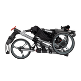 Golf Club Buggy Trolley Cart Compact Foldable 3 Wheel