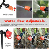 Drip Irrigation System Plant Self Garden Watering Hose Spray Kit - Side View